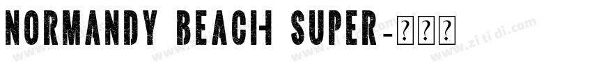 Normandy Beach Super字体转换